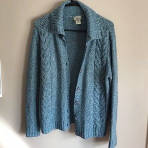 L.L. Blend Wool Blend Cardigan